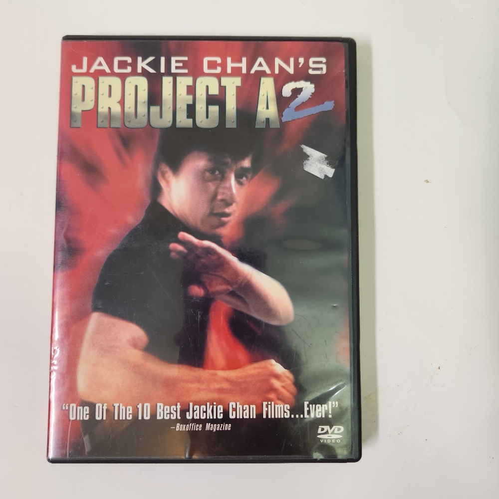 🎬 3/$15Project A2 DVD 1983  Starting Jackie Chan Of The Karate Kid and SuperCop